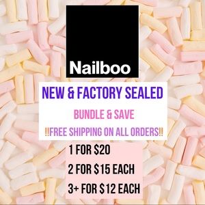 💅🏻8 Nailboo Powders NEW & Sealed